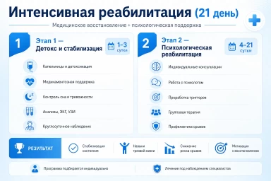 Реабилитация за 21 день в Энгельсе